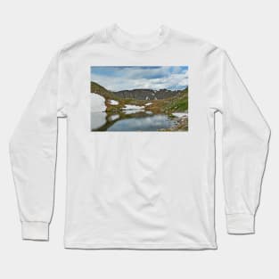 Summit Lake in Summer Long Sleeve T-Shirt